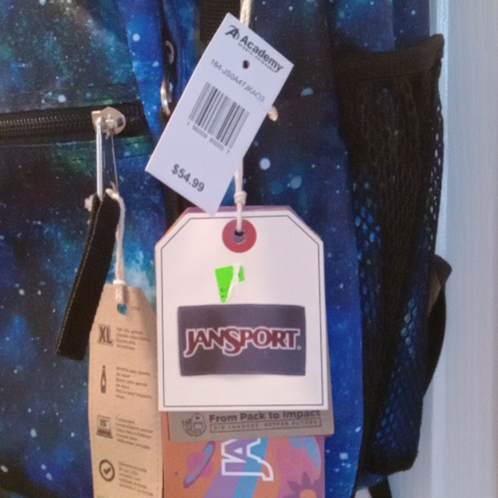 JanSport X-Large Back Pack NWT - Picture 3 of 4